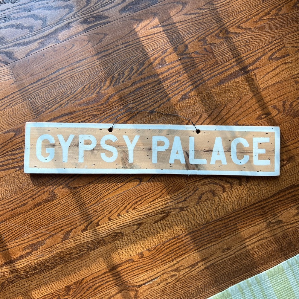Brandy Melville Gypsy Palace sign - like new!